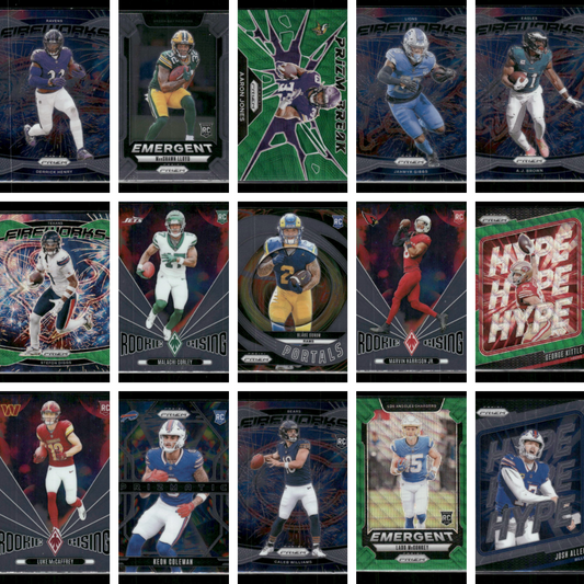 2024 Panini Prizm Football - 15 Card Rookie & Vet Insert Lot