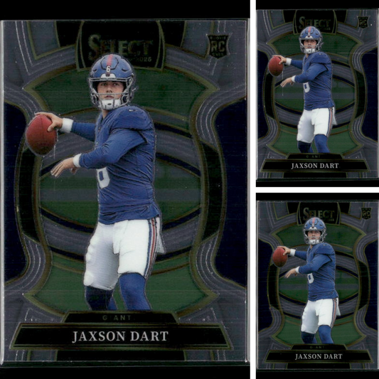 Jaxon Dart - 2025 Select Football - 3 Card Lot - Rookie