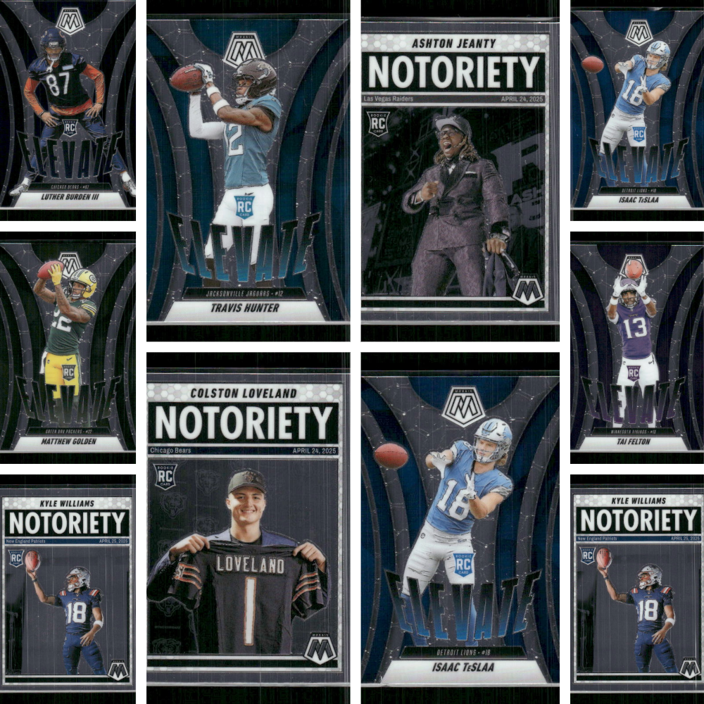 2025 Mosaic Football - 10 Card Rookie Lot