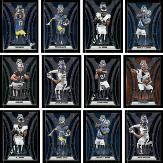 Elevate - 2025 Mosaic Football - 12 Card Lot