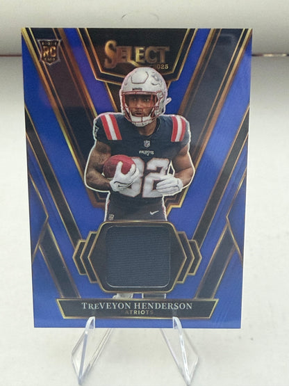 TreVeyon Henderson - 2025 Select Football - Rookie Swatches Patch