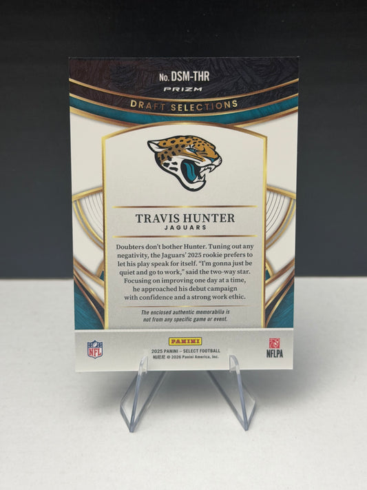 Travis Hunter - 2025 Select Football - Draft Selections Patch - Rookie