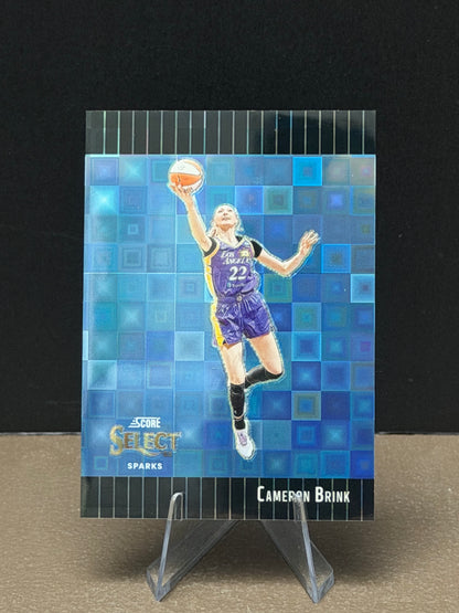 Cameron Brink - 2025 Prizm WNBA - Score Select Throwback Black Pandora /8