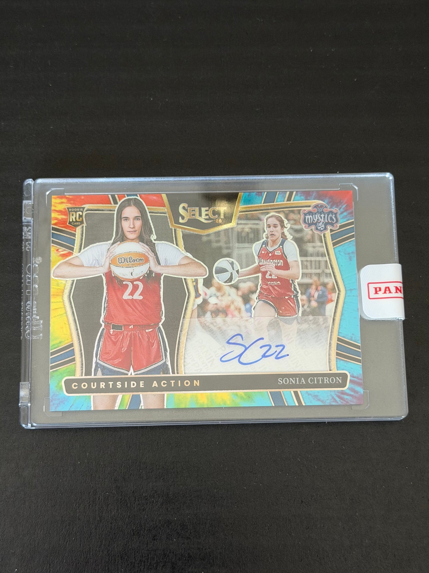 Sonia Citron - 2025 WNBA Select - Tie Dye Courtside Action Auto /25 - Rookie