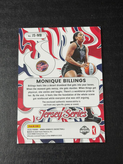 Monique Billings - 2026 Donruss WNBA - Jersey Series /99