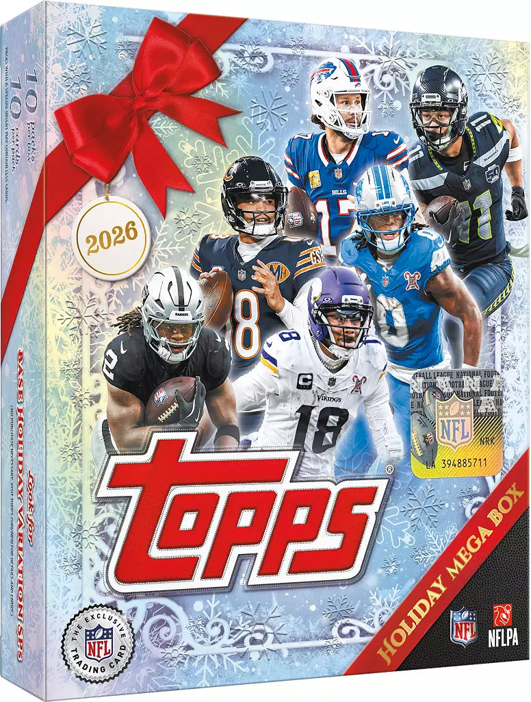 2026 TOPPS NFL HOLIDAY MEGA BOX