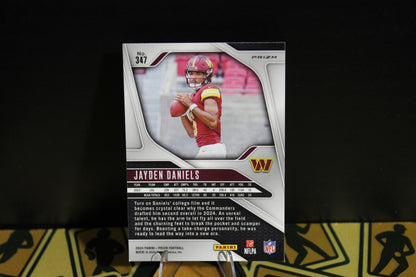 Jayden Daniels - 2024 Panini Prizm - Orange Ice - Rookie
