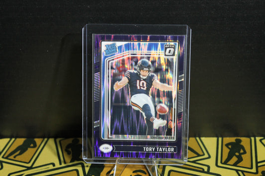 Tory Taylor - 2024 Donruss Optic - Purple Shock - Rated Rookie