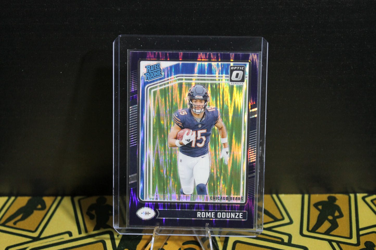 Rome Odunze - 2024 Donruss Optic - Purple Shock - Rated Rookie