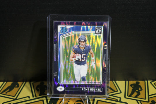 Rome Odunze - 2024 Donruss Optic - Purple Shock - Rated Rookie