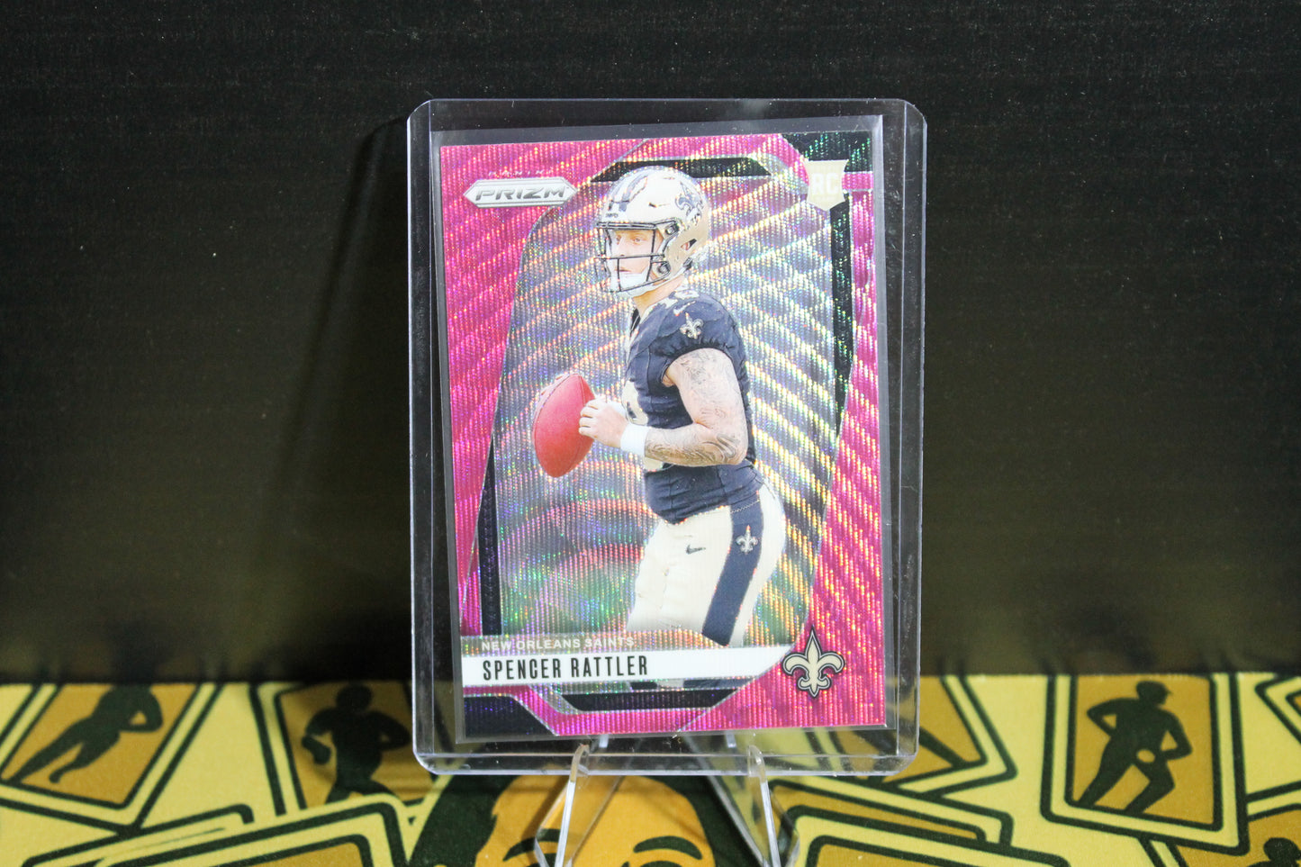 Spencer Rattler - 2024 Panini Prizm - Pink Wave - Rookie