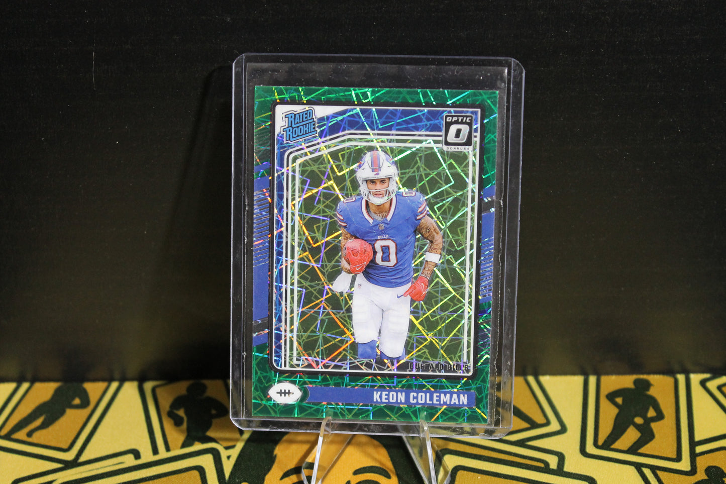 Keon Coleman - 2024 Donruss Optic - Green Velocity - Rated Rookie