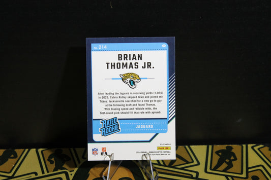 Brian Thomas Jr - 2024 Donruss Optic - Rated Rookie Holo