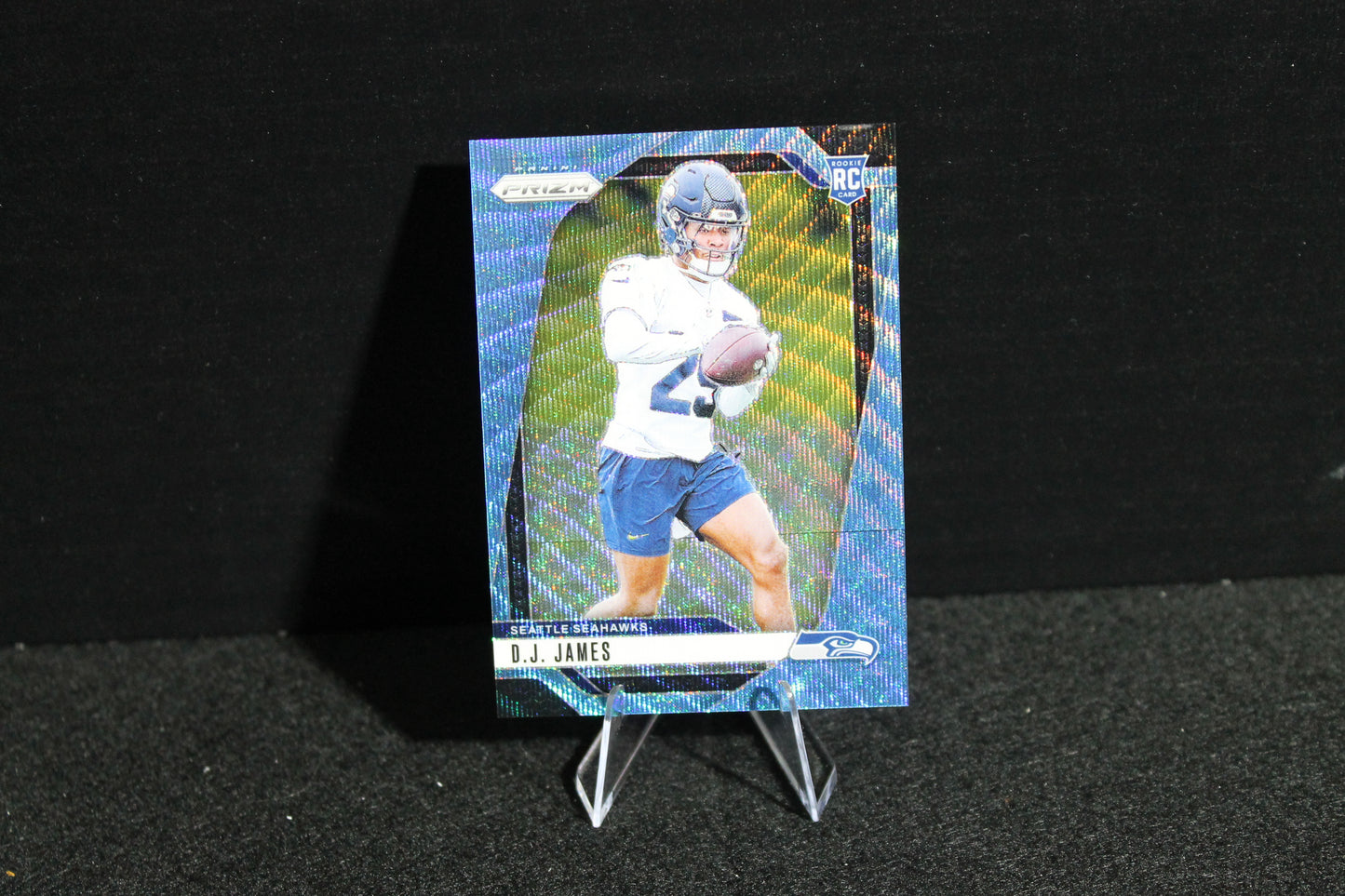 D.J. James - 2024 Panini Prizm - Blue Wave /230 - Rookie