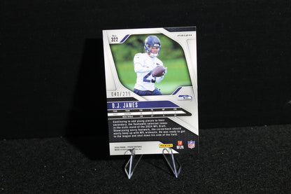 D.J. James - 2024 Panini Prizm - Blue Wave /230 - Rookie