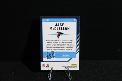 Jase McClellan - 2024 Donruss Optic - Stars - Rated Rookie - SSP
