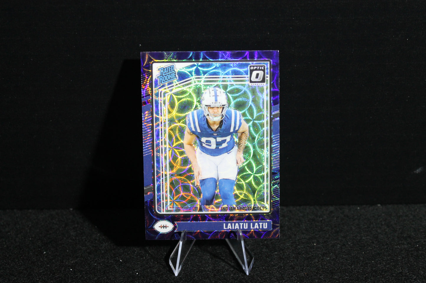 Laiatu Latu - 2024 Donruss Optic - Purple Scope - Rated Rookie