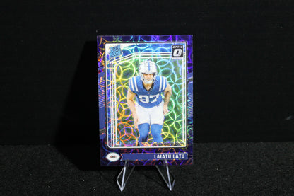 Laiatu Latu - 2024 Donruss Optic - Purple Scope - Rated Rookie
