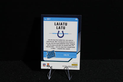 Laiatu Latu - 2024 Donruss Optic - Purple Scope - Rated Rookie