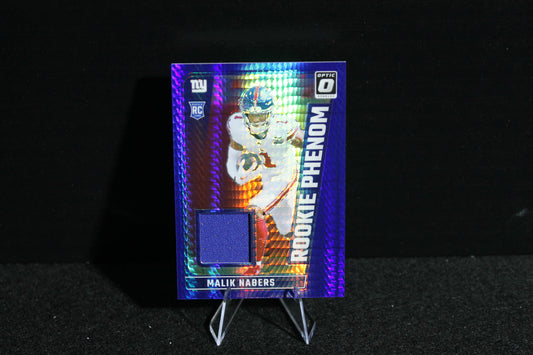 Malik Nabers - 2024 Donruss Optic - Rookie Phenom Patch - Rookie