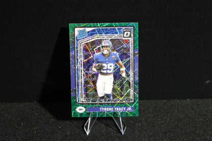 Tyrone Tracy Jr. - 2024 Donruss Optic - Green Velocity - Rated Rookie