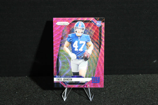 Theo Johnson - 2024 Panini Prizm - Pink Wave - Rookie