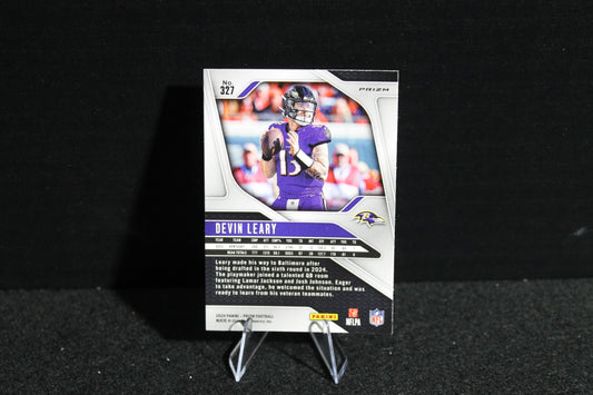 Devin Leary - 2024 Panini Prizm - Lazer - Rookie