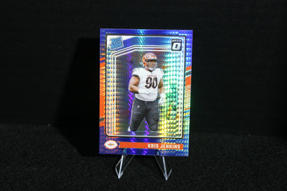 Kris Jenkins - 2024 Donruss Optic - Blue Hyper - Rated Rookie