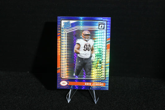 Kris Jenkins - 2024 Donruss Optic - Blue Hyper - Rated Rookie