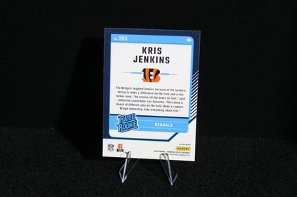 Kris Jenkins - 2024 Donruss Optic - Blue Hyper - Rated Rookie