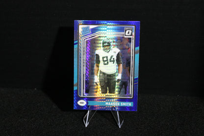 Mason Smith - 2024 Donruss Optic - Blue Hyper - Rated Rookie