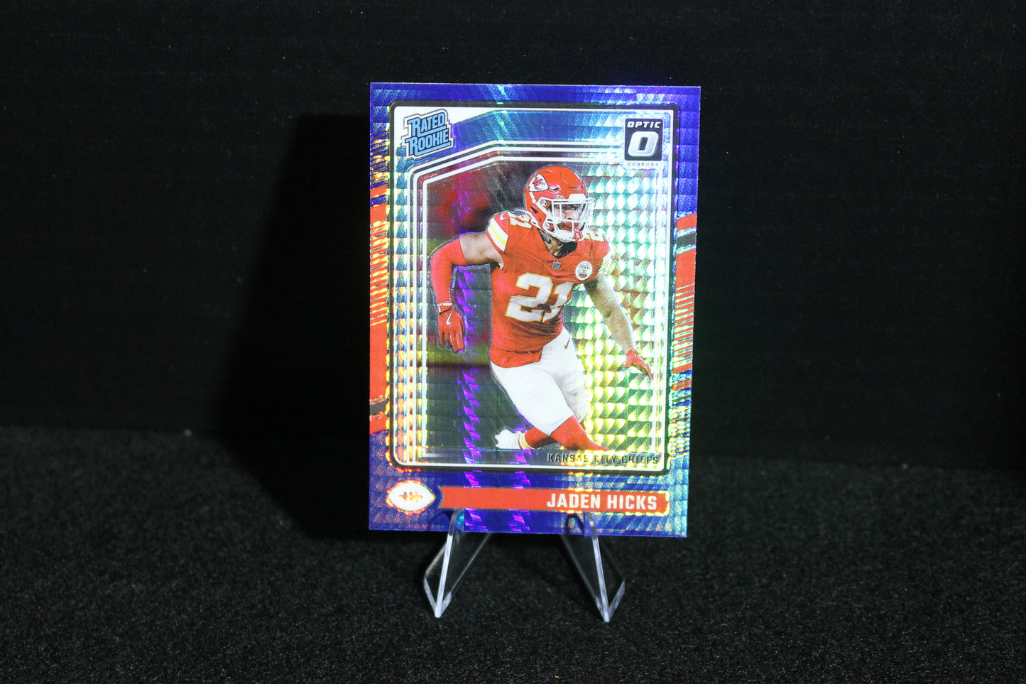 Jaden Hicks - 2024 Donruss Optic - Blue Hyper - Rated Rookie