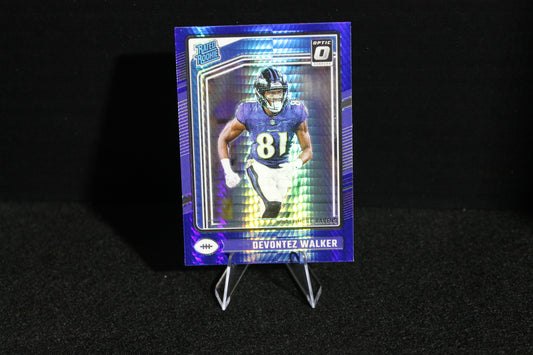 Devontez Walker - 2024 Donruss Optic - Blue Hyper - Rated Rookie