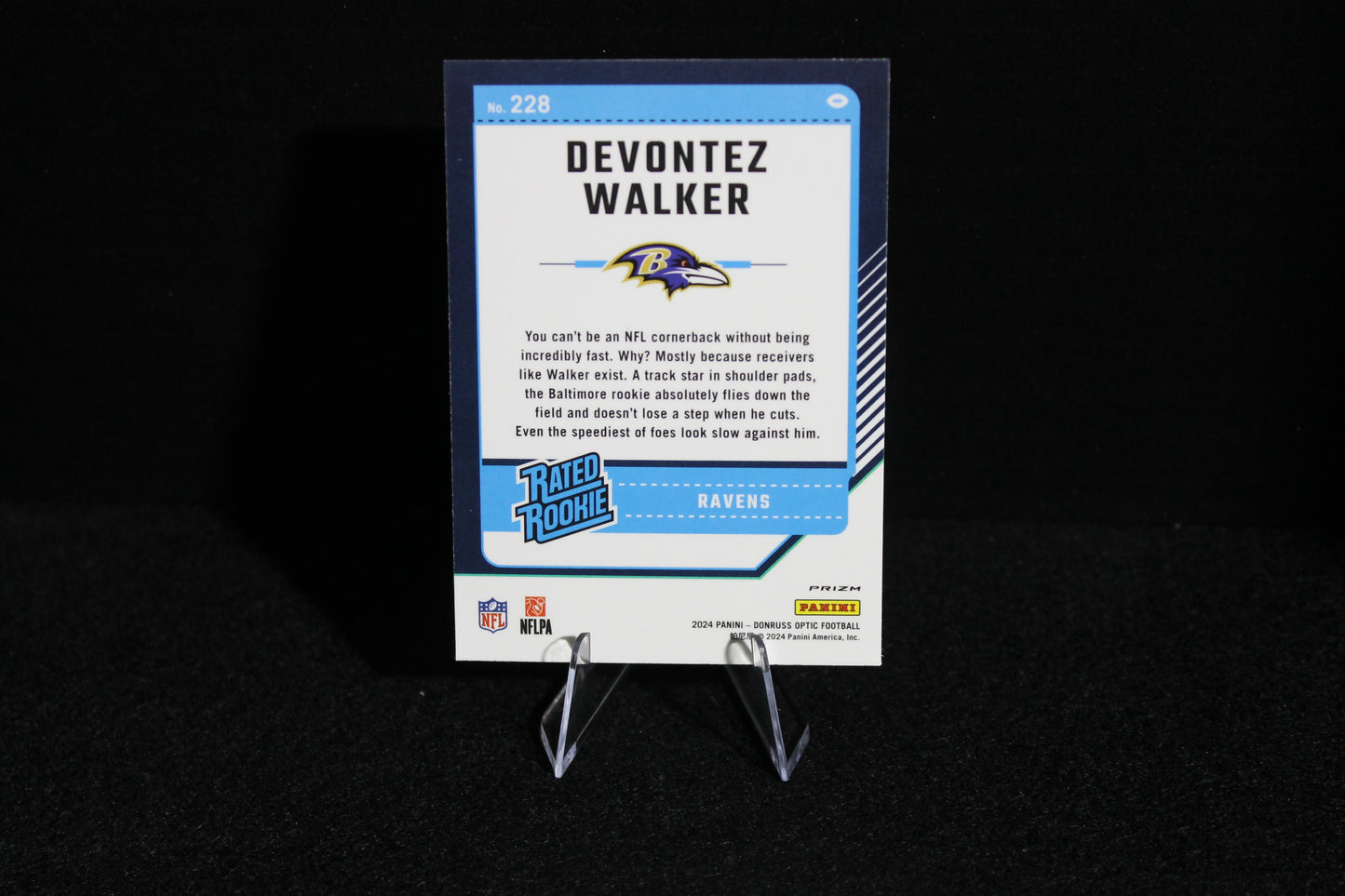 Devontez Walker - 2024 Donruss Optic - Blue Hyper - Rated Rookie