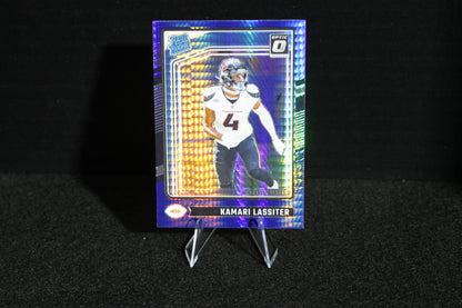 Kamari Lassiter - 2024 Donruss Optic - Blue Hyper - Rated Rookie