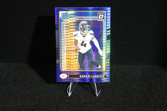 Kamari Lassiter - 2024 Donruss Optic - Blue Hyper - Rated Rookie