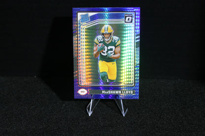 MarShawn Lloyd - 2024 Donruss Optic - Blue Hyper - Rated Rookie