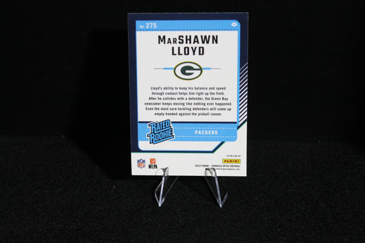MarShawn Lloyd - 2024 Donruss Optic - Blue Hyper - Rated Rookie