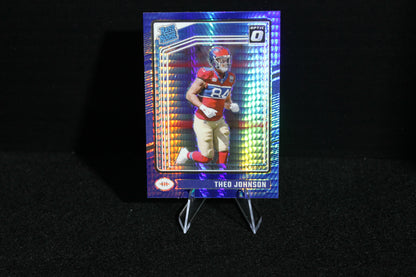 Theo Johnson - 2024 Donruss Optic - Blue Hyper - Rated Rookie
