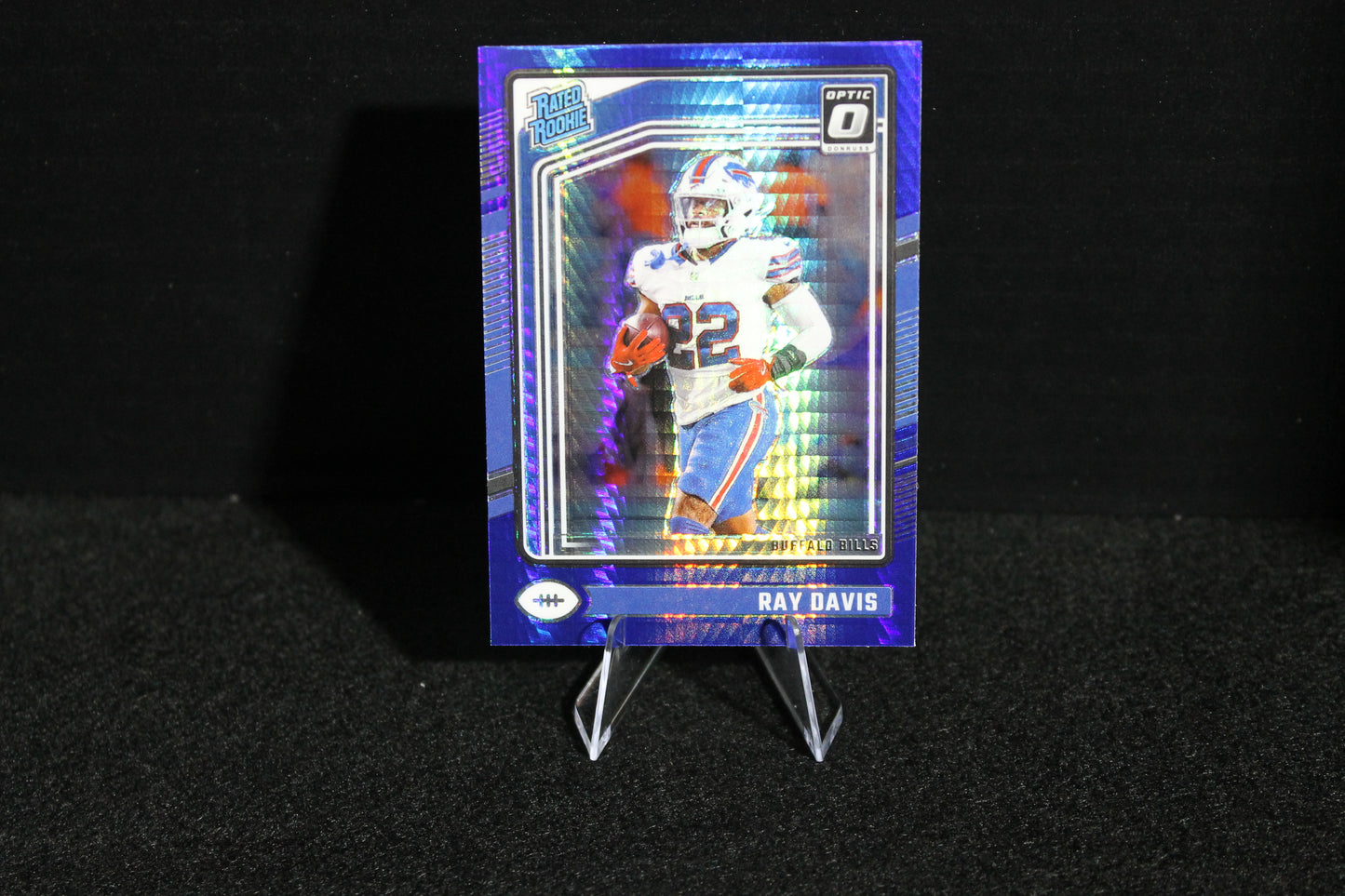 Ray Davis - 2024 Donruss Optic - Blue Hyper - Rated Rookie