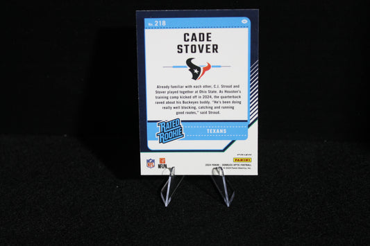 Cade Stover - 2024 Donruss Optic - Blue Hyper - Rated Rookie