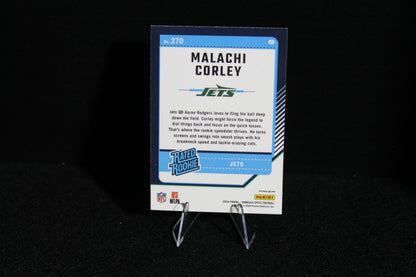 Malachi Corley - 2024 Donruss Optic - Blue Hyper - Rated Rookie