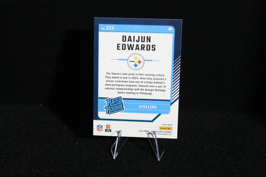 Daijun Edwards - 2024 Donruss Optic - Green Velocity - Rated Rookie
