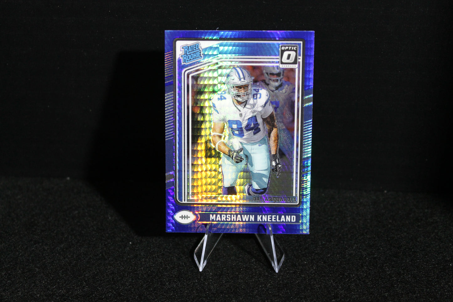 Marshawn Kneeland - 2024 Donruss Optic - Blue Hyper - Rated Rookie