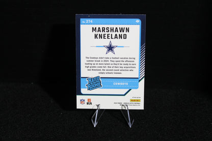 Marshawn Kneeland - 2024 Donruss Optic - Blue Hyper - Rated Rookie