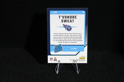 T'Vondre Sweat - 2024 Donruss Optic - Blue Hyper - Rated Rookie