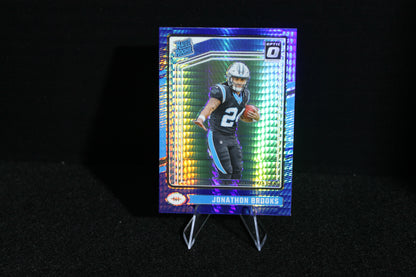 Jonathon Brooks - 2024 Donruss Optic - Blue Hyper - Rated Rookie
