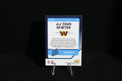 Jer'Zhan Newton - 2024 Donruss Optic - Green Velocity - Rated Rookie