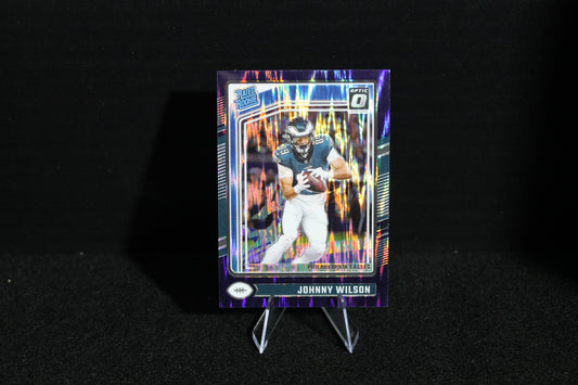 Johnny Wilson - 2024 Donruss Optic - Purple Shock - Rated Rookie