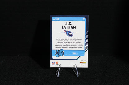 J.C. Latham - 2024 Donruss Optic - Purple Shock - Rated Rookie